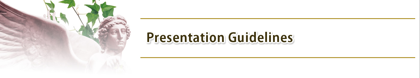 Presentation Guidelines