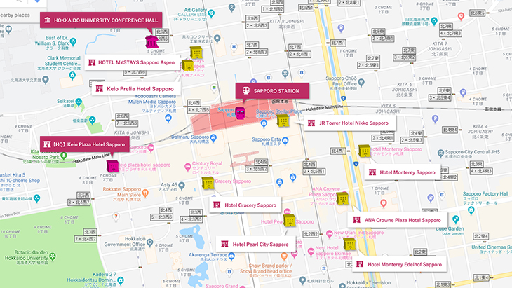 Hotel map