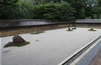 Rock garden at Ryoan-ji